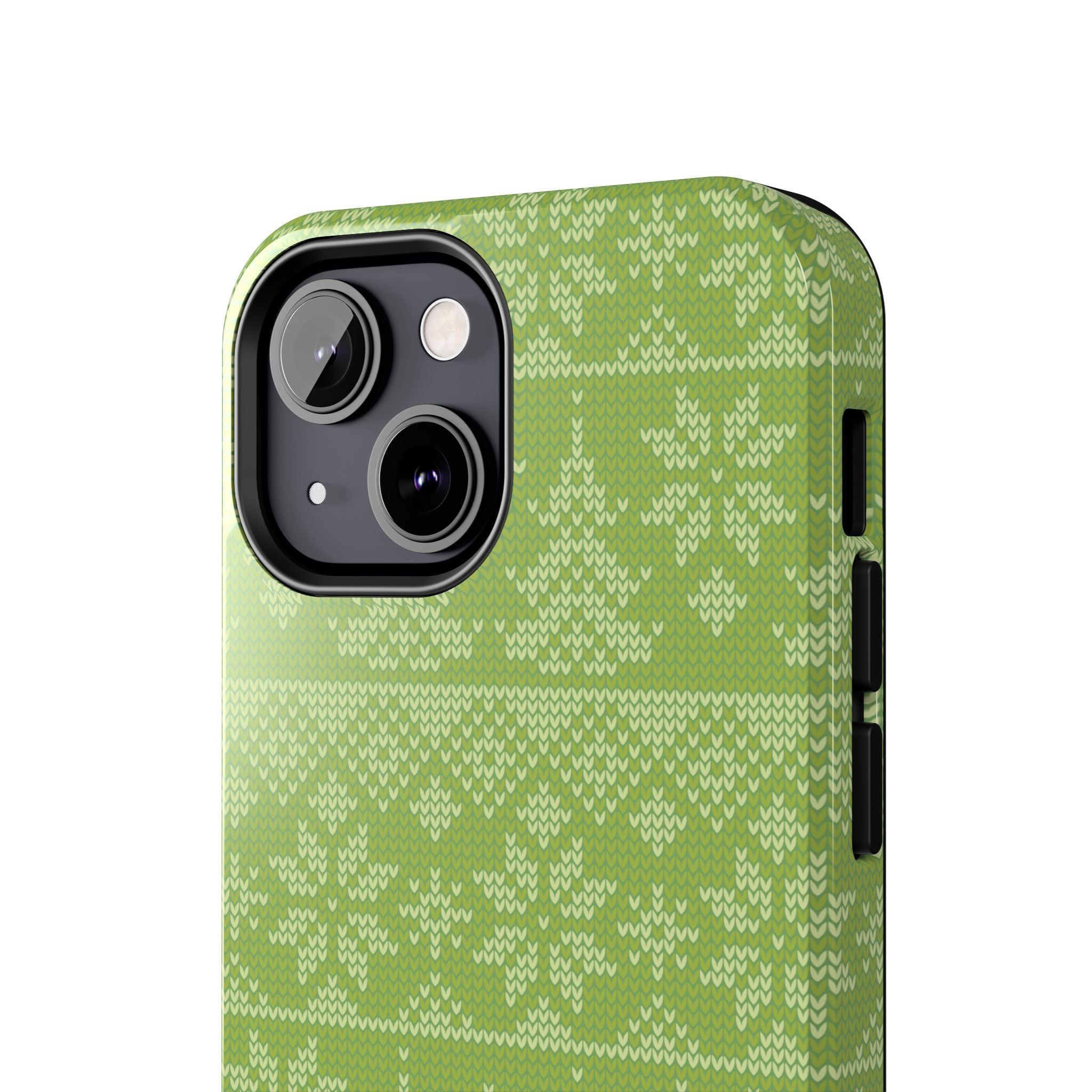 Holiday Knit | Green iPhone Case