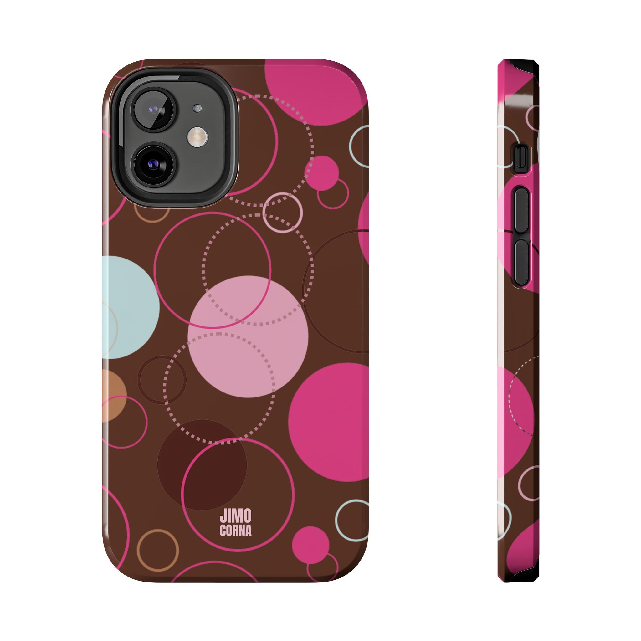 Spiral Pop iPhone Case | Brown