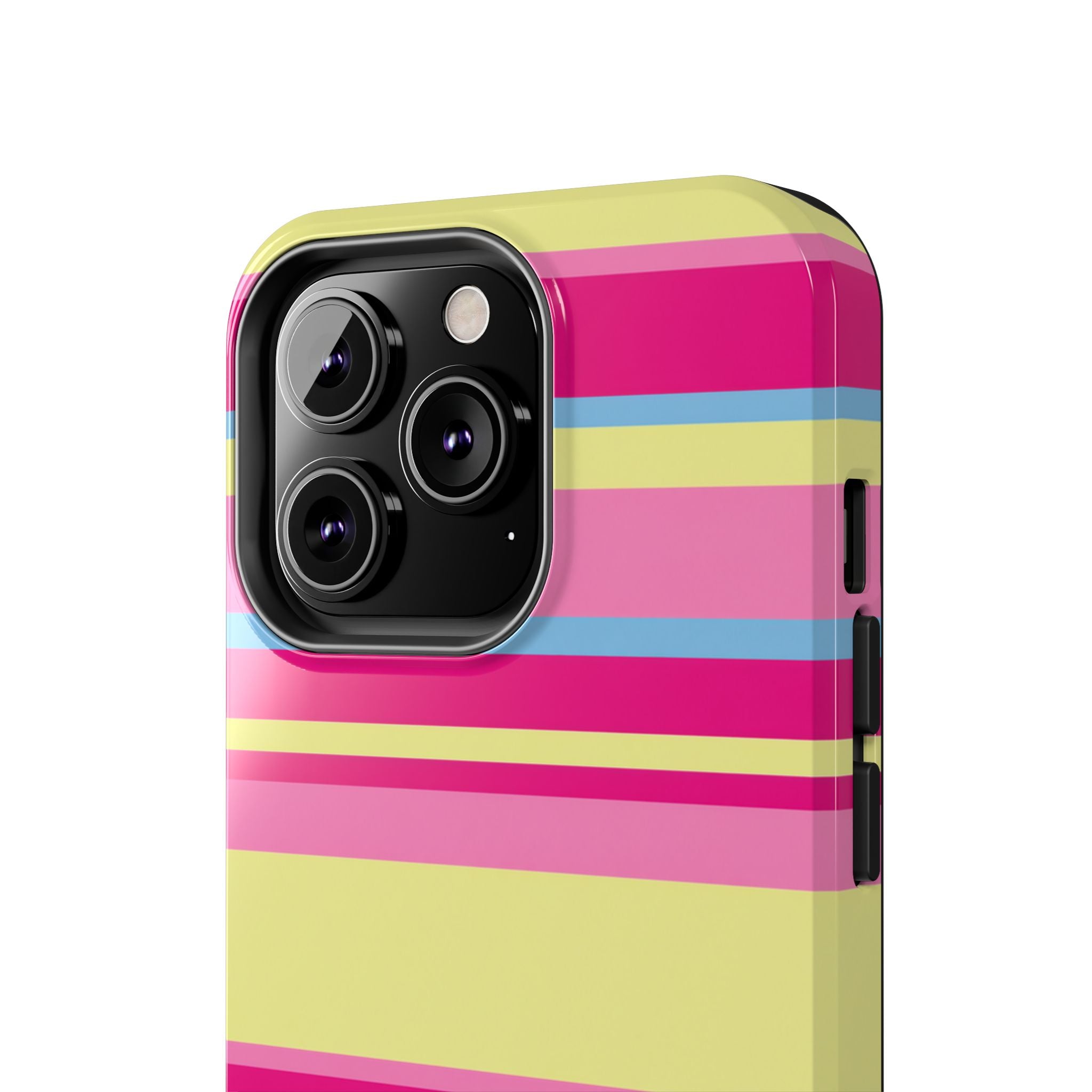 Lemonberry Stripe iPhone Case