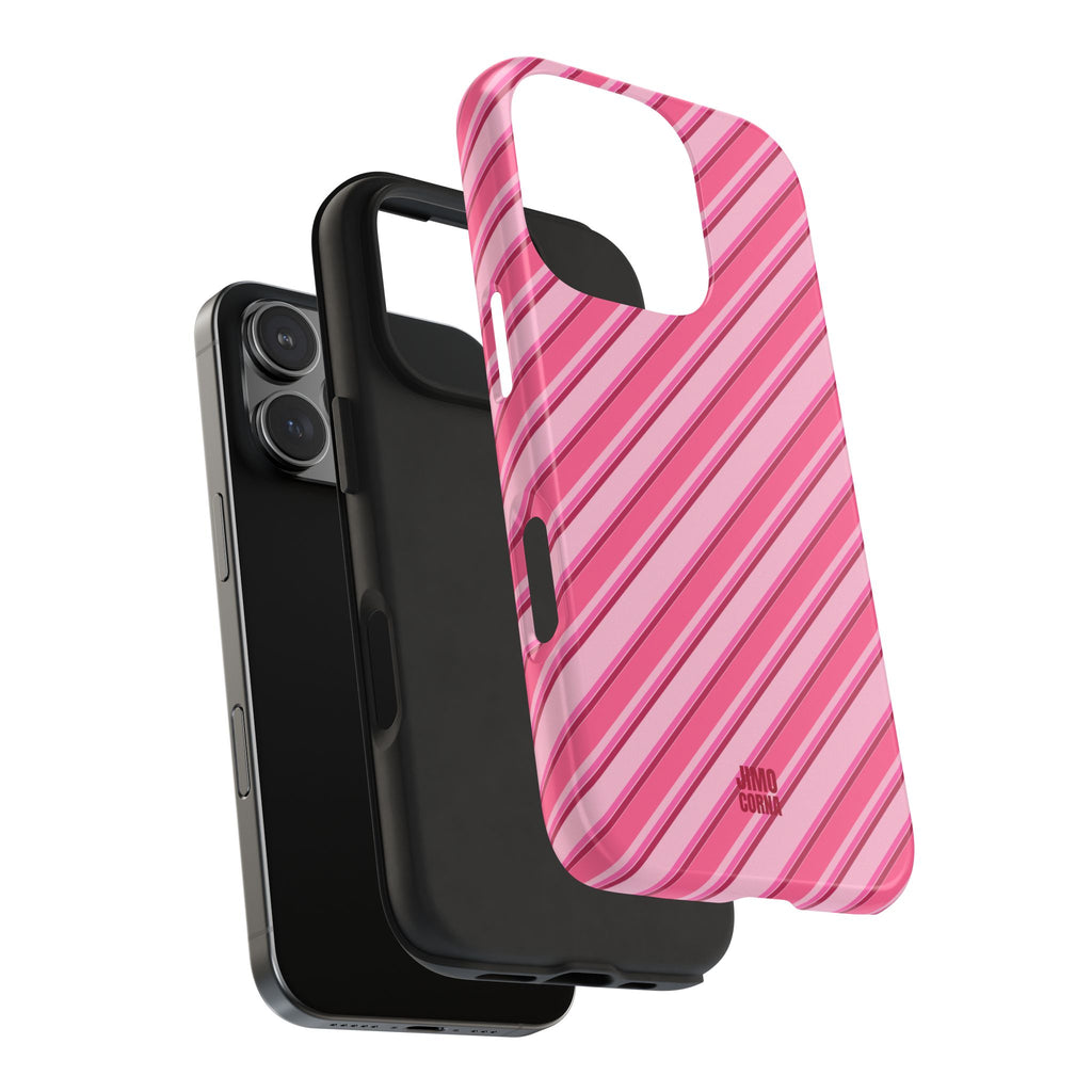 Angelina Stripes | Hot Pink - iPhone Case