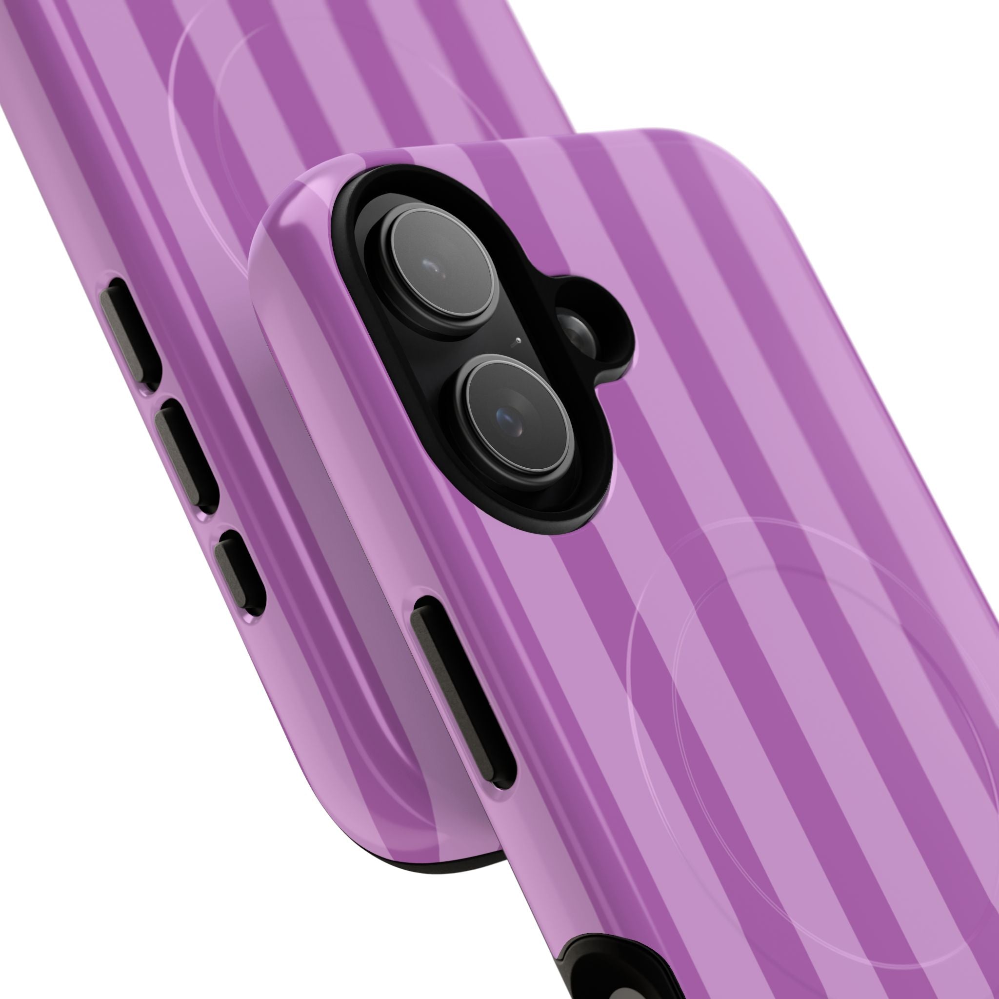 Bold Stripes MagSafe iPhone Case | Plum