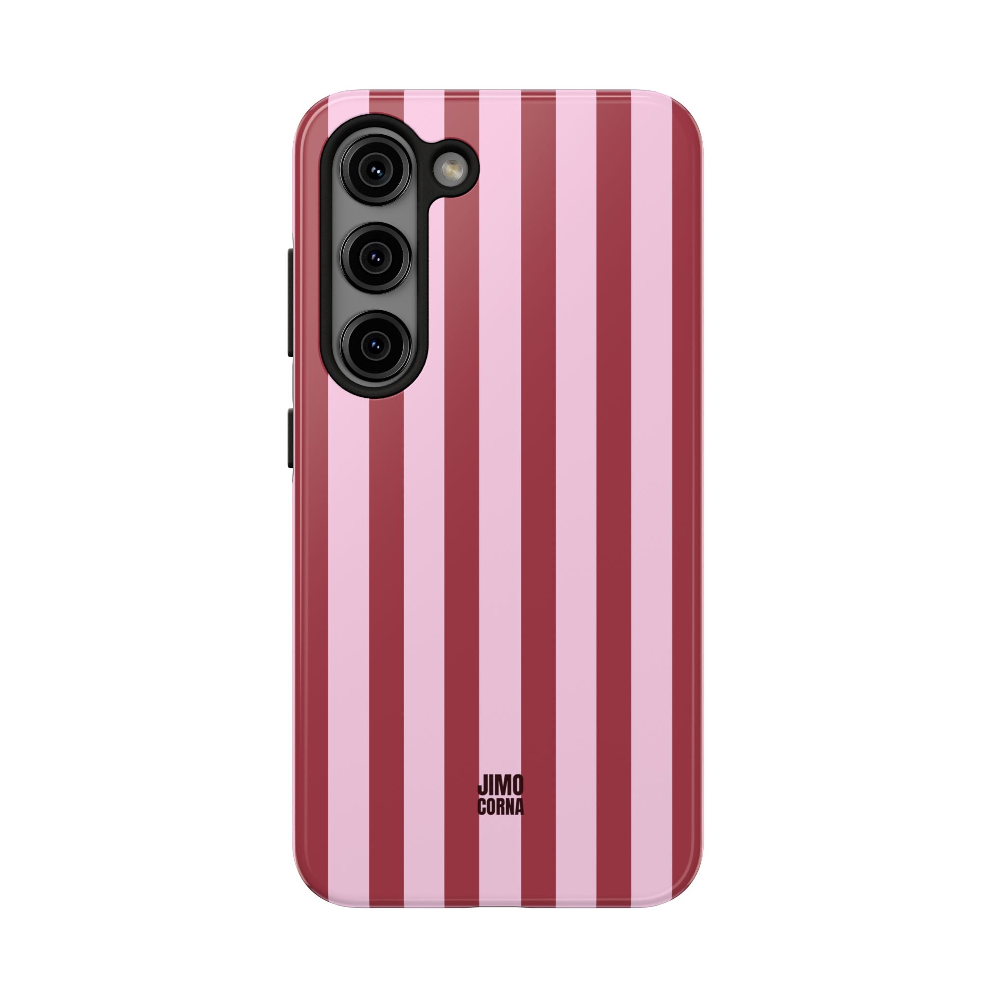 Bold Stripes Samsung Galaxy Case | Pink and Red