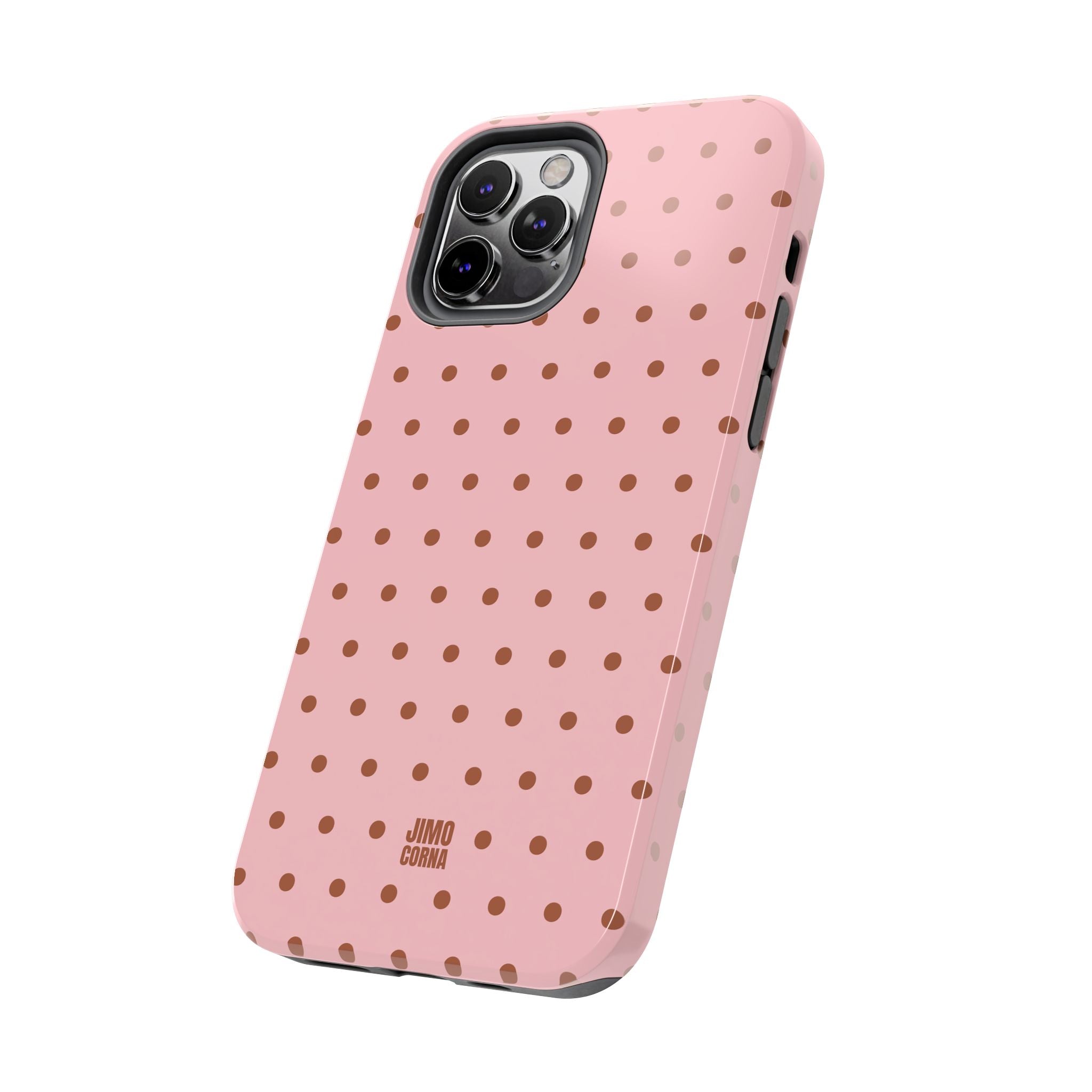 Polka Dot | Pink and Brown