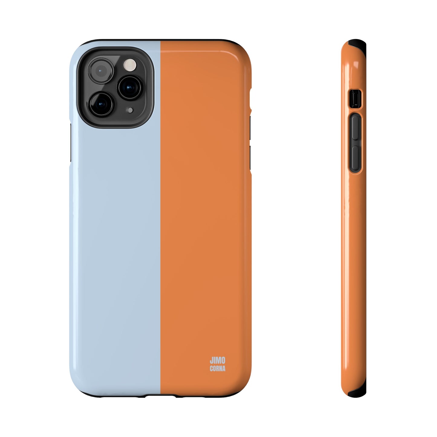 Orange and Blue Color Block