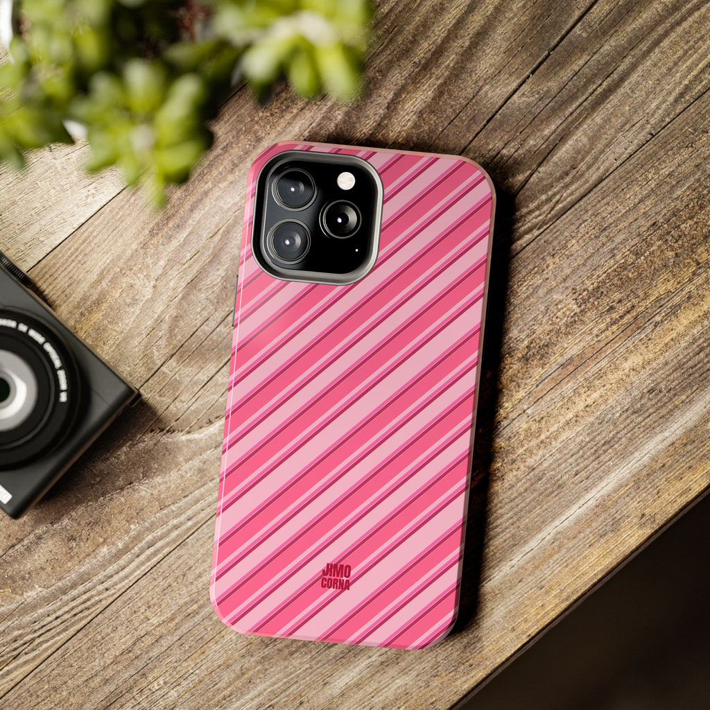 Angelina Stripes | Hot Pink - iPhone Case