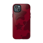 Cherry Red Bold Stars