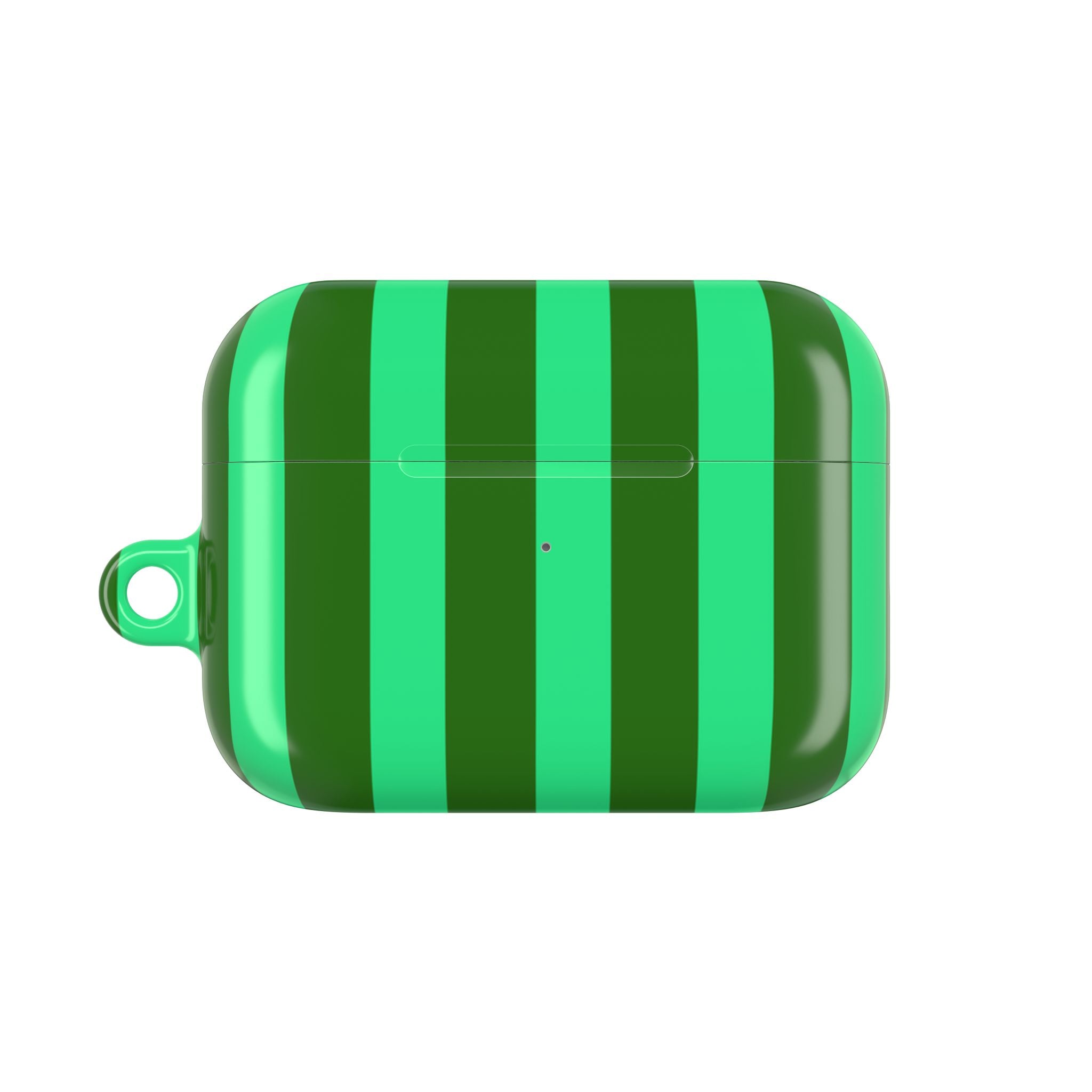 Bold Stripes AirPods Case | Olive Green