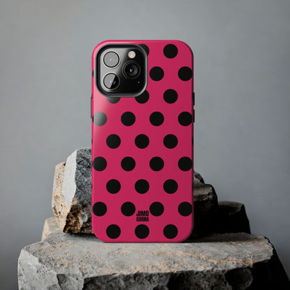 Big Polka Dot | Hot Pink and Black