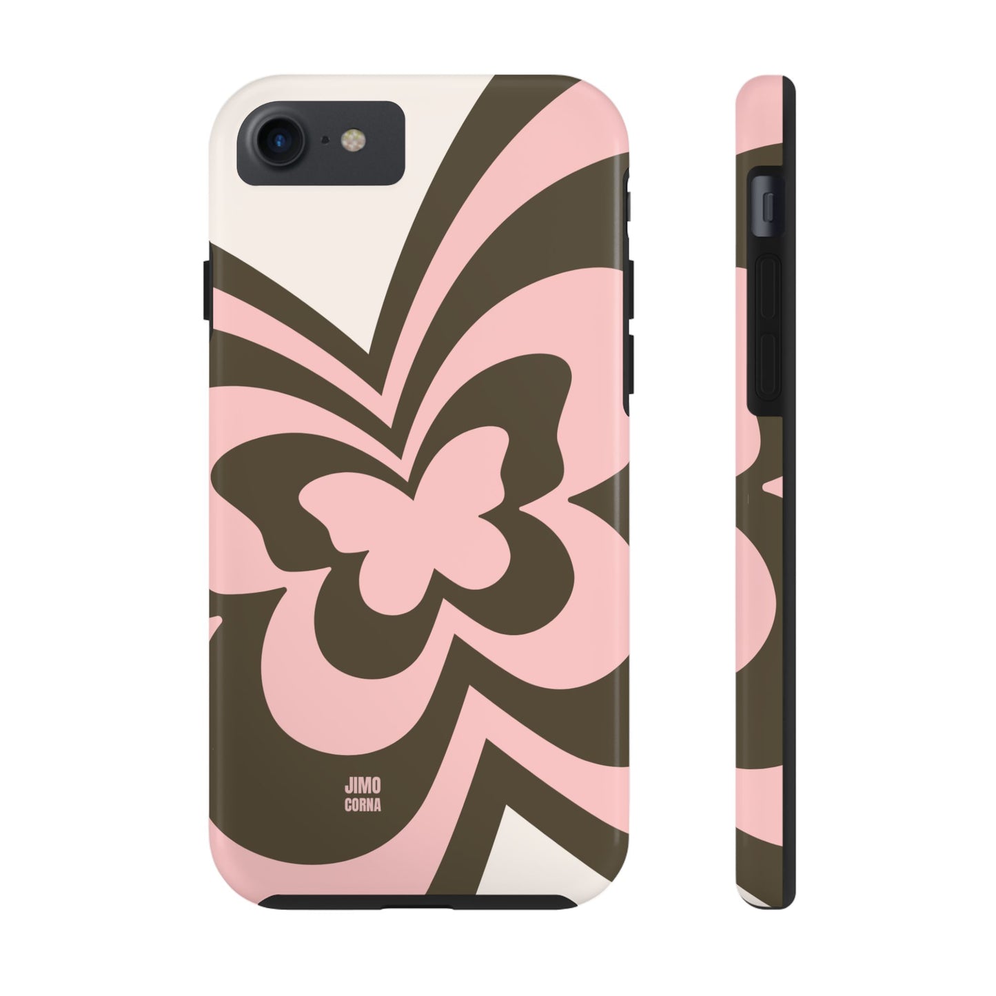 Pink Retro Butterfly