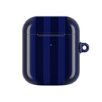 Bold Stripes AirPods Case | Navy Blue
