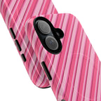 Angelina Stripes | Hot Pink - MagSafe iPhone Case