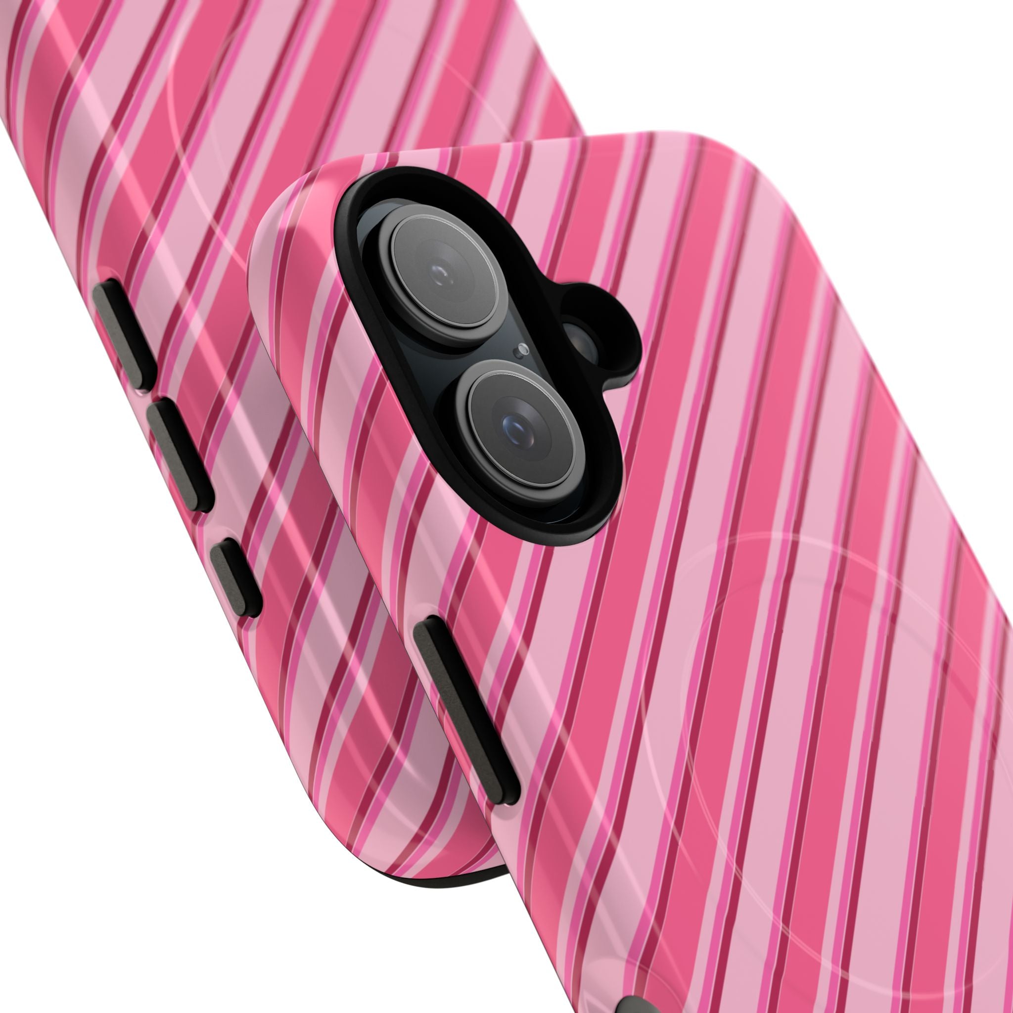 Angelina Stripes | Hot Pink - MagSafe iPhone Case
