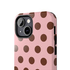 Big Polka Dot | Pink and Brown