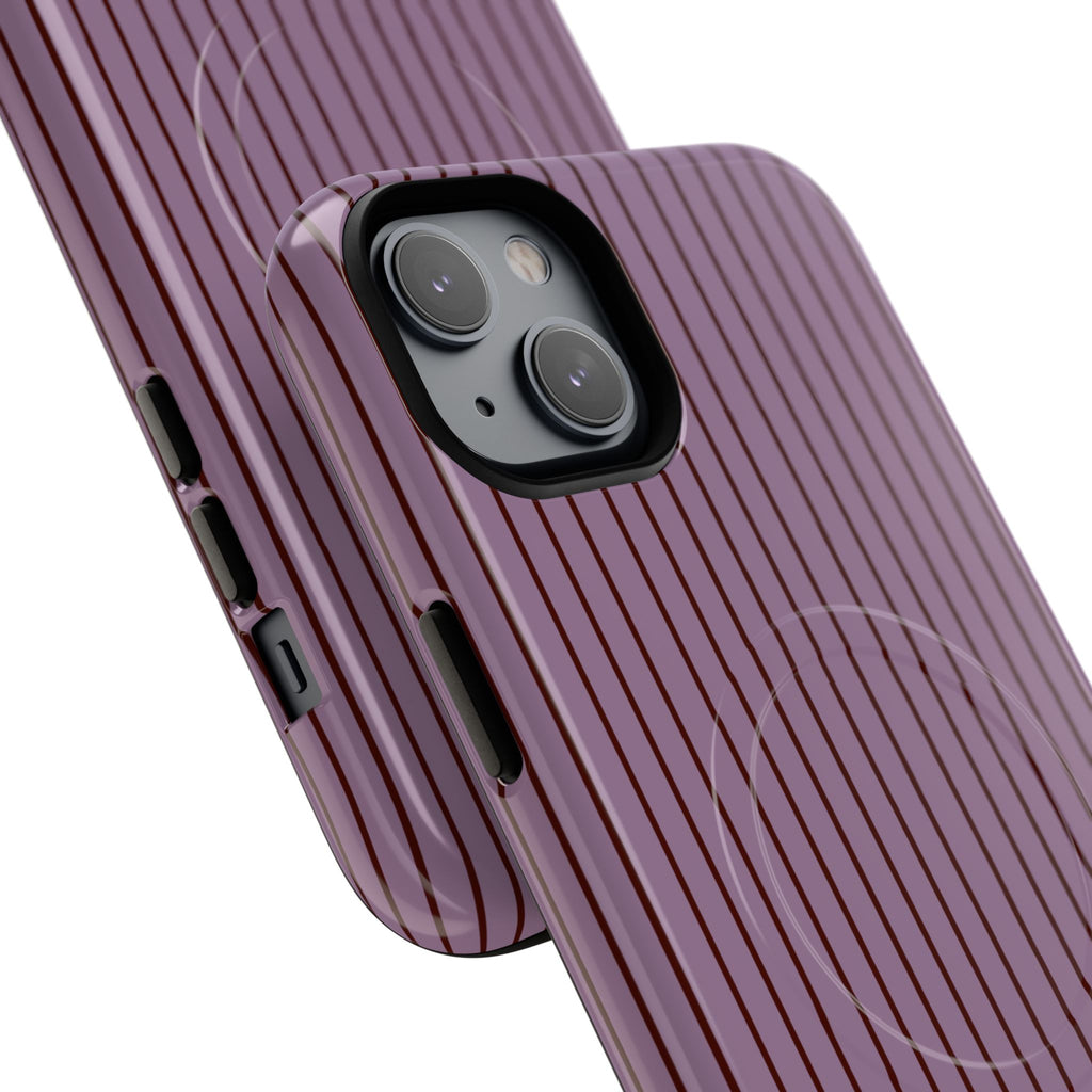 Plum Berry Soft Stripes