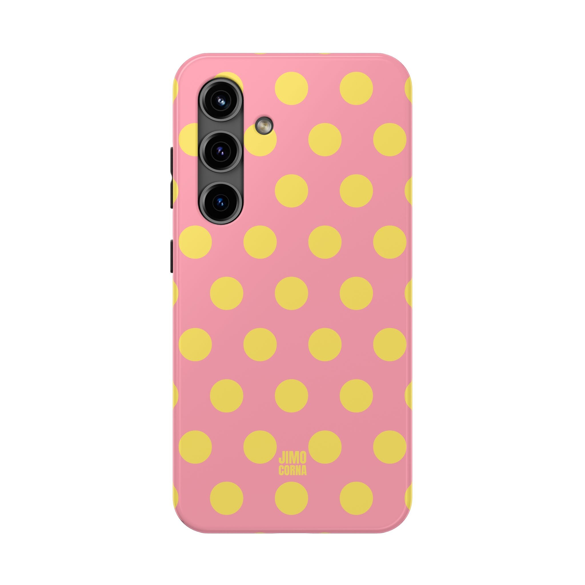 Big Polka Dot | Pink and Yellow