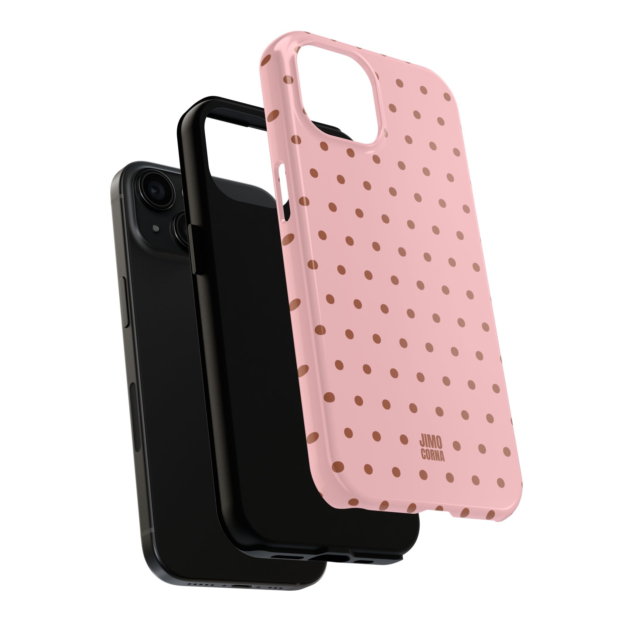 Polka Dot | Pink and Brown