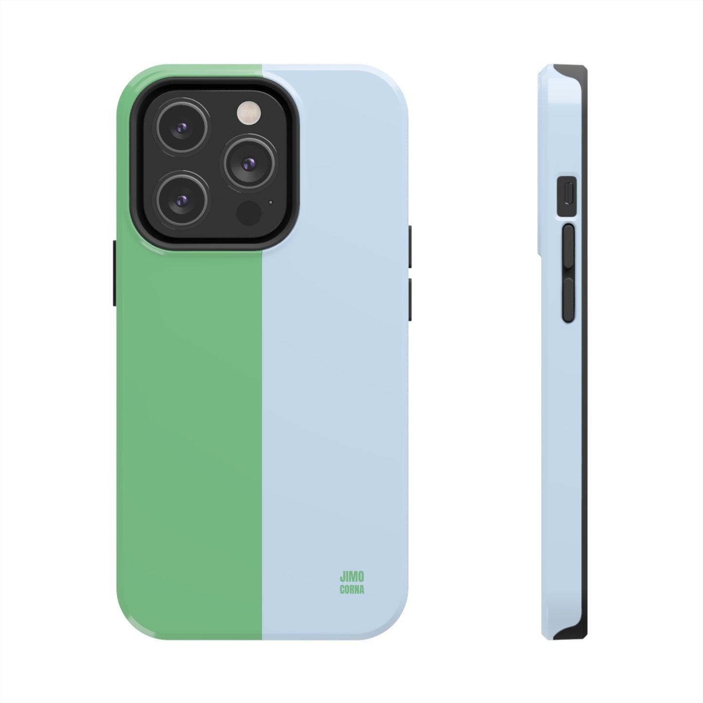 Blue and Green Color Block