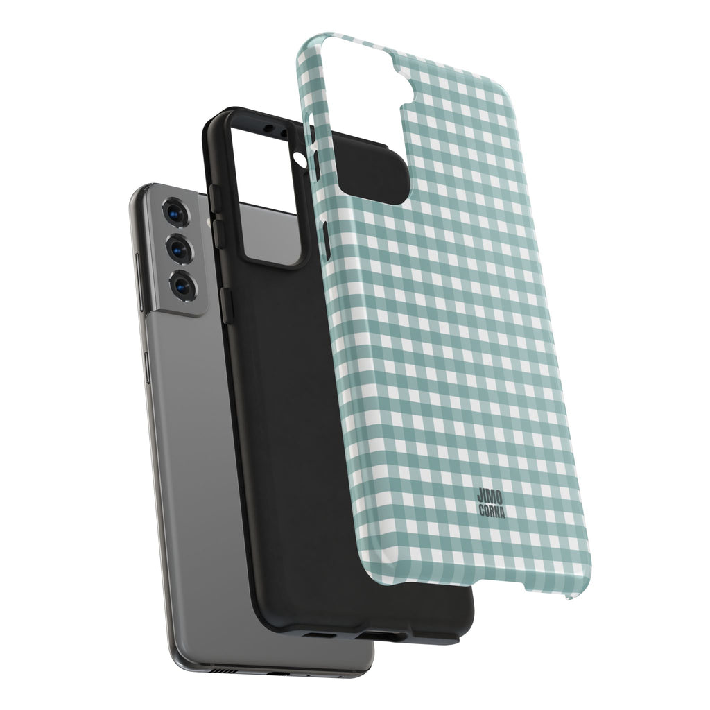 Farm Gingham Samsung Galaxy Case | Blue