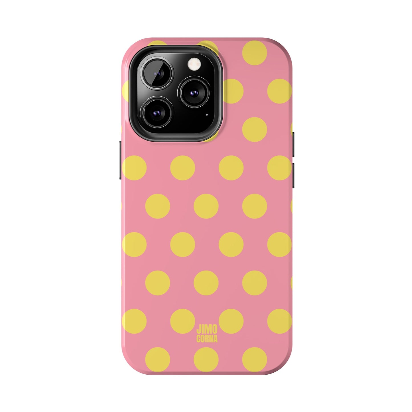Big Polka Dot | Pink and Yellow
