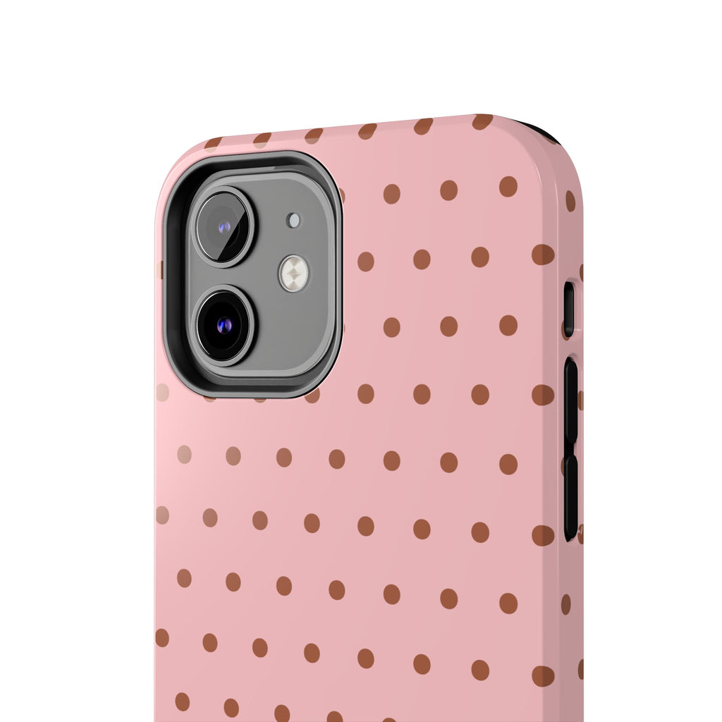 Polka Dot | Pink and Brown
