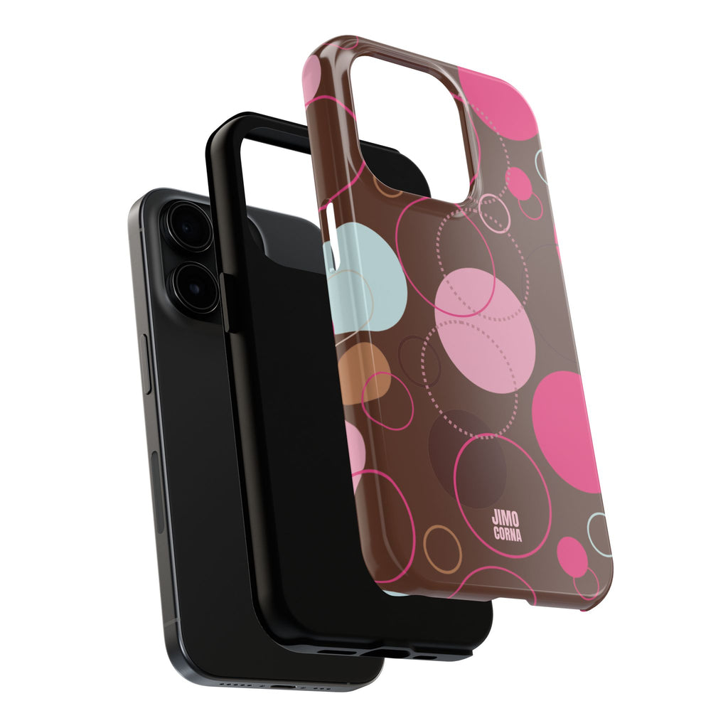 Spiral Pop iPhone Case | Brown