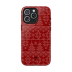 Holiday Knit | Red MagSafe iPhone Case