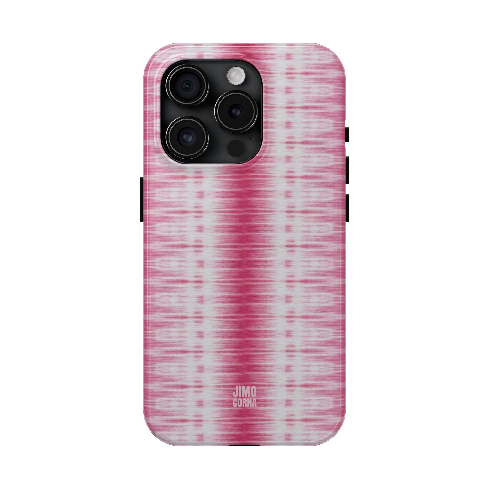 Pink Woven Texture iPhone Case
