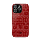 Holiday Knit | Red MagSafe iPhone Case