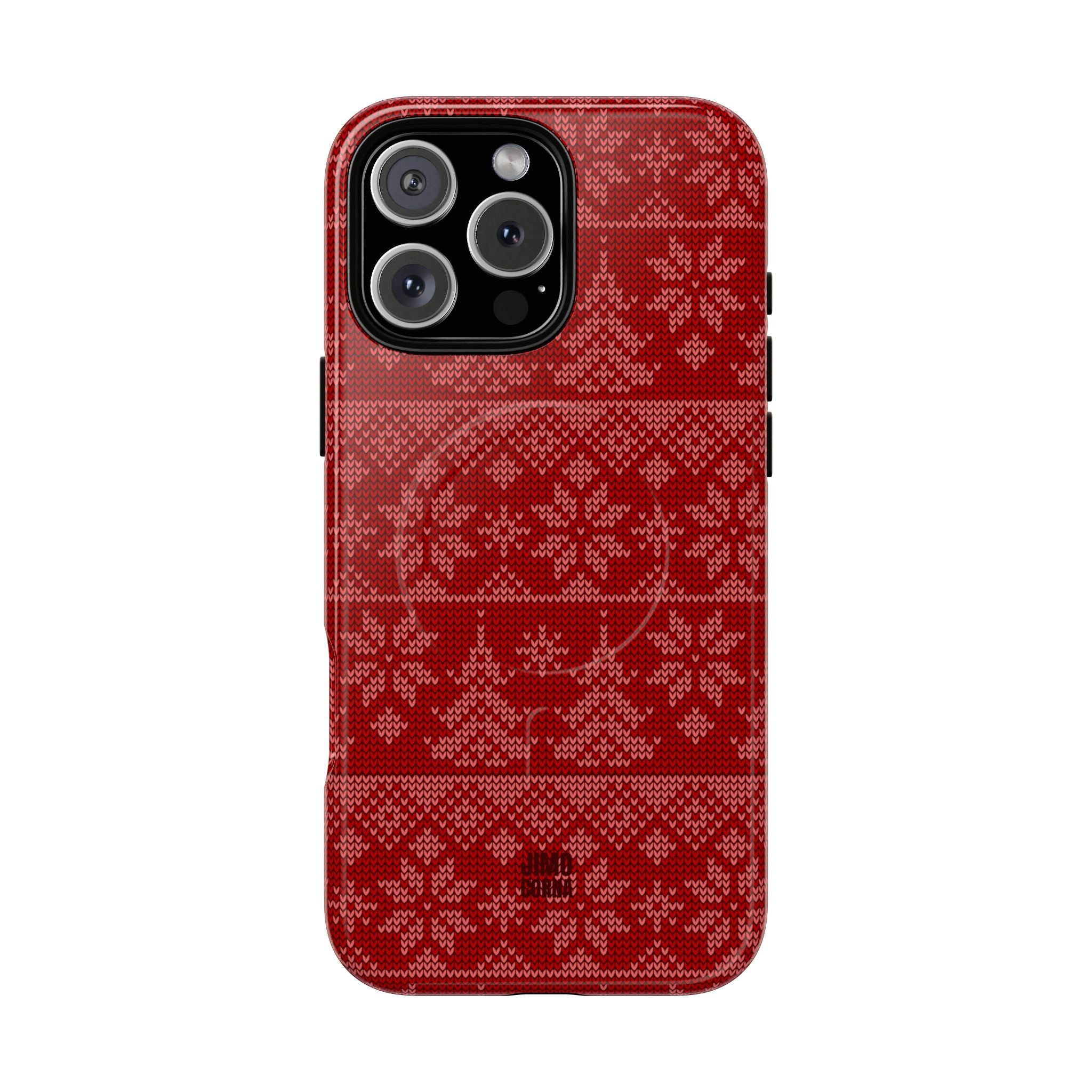 Holiday Knit | Red MagSafe iPhone Case
