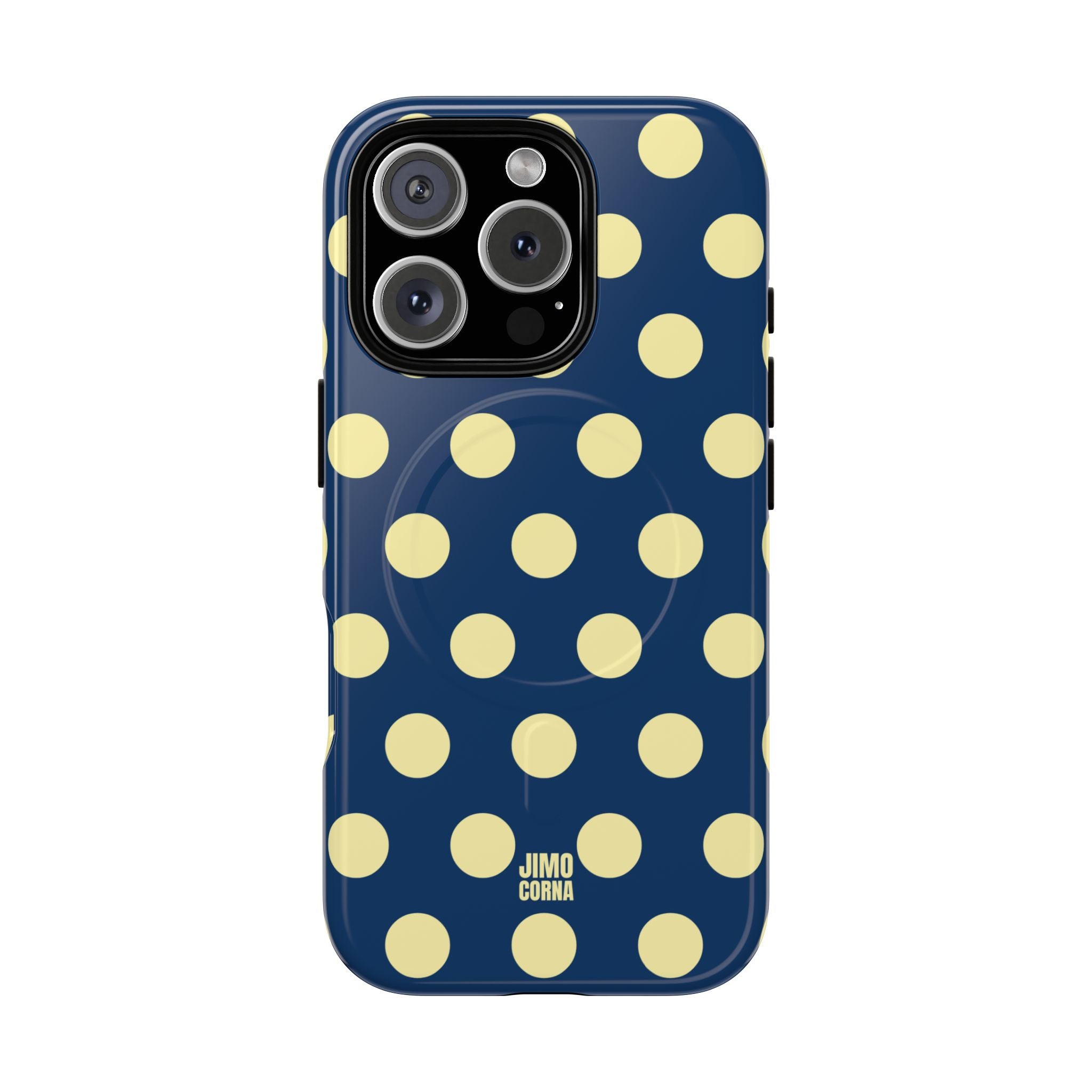 Big Polka Dot | Blue and Cream