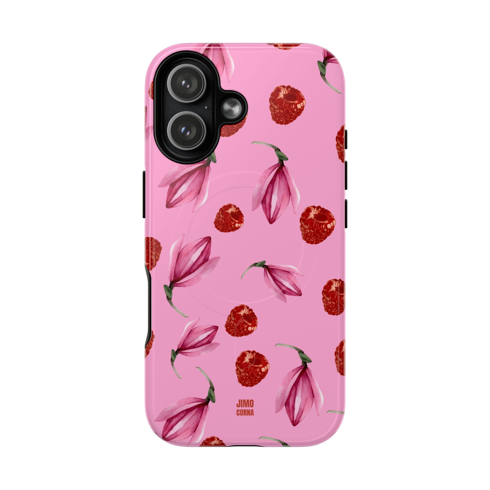 Raspberries and Flowers
