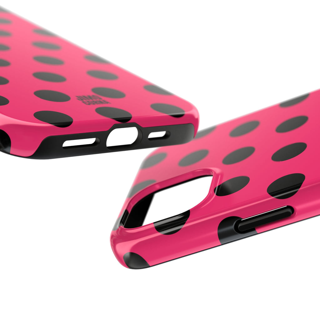 Big Polka Dot | Hot Pink and Black