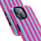 Bold Stripes MagSafe iPhone Case | Cotton Candy