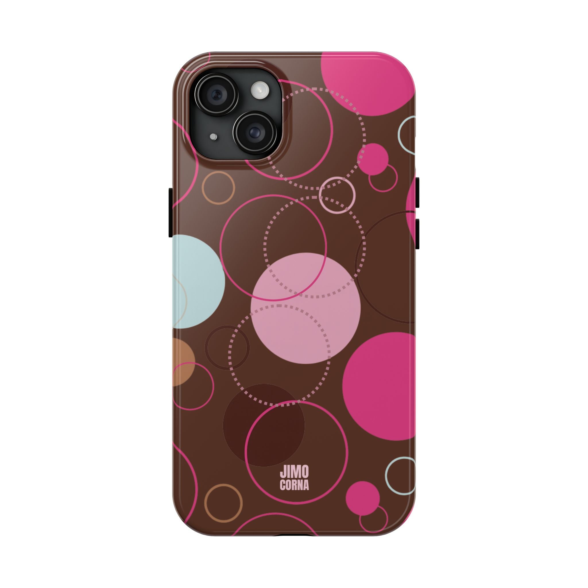 Spiral Pop iPhone Case | Brown