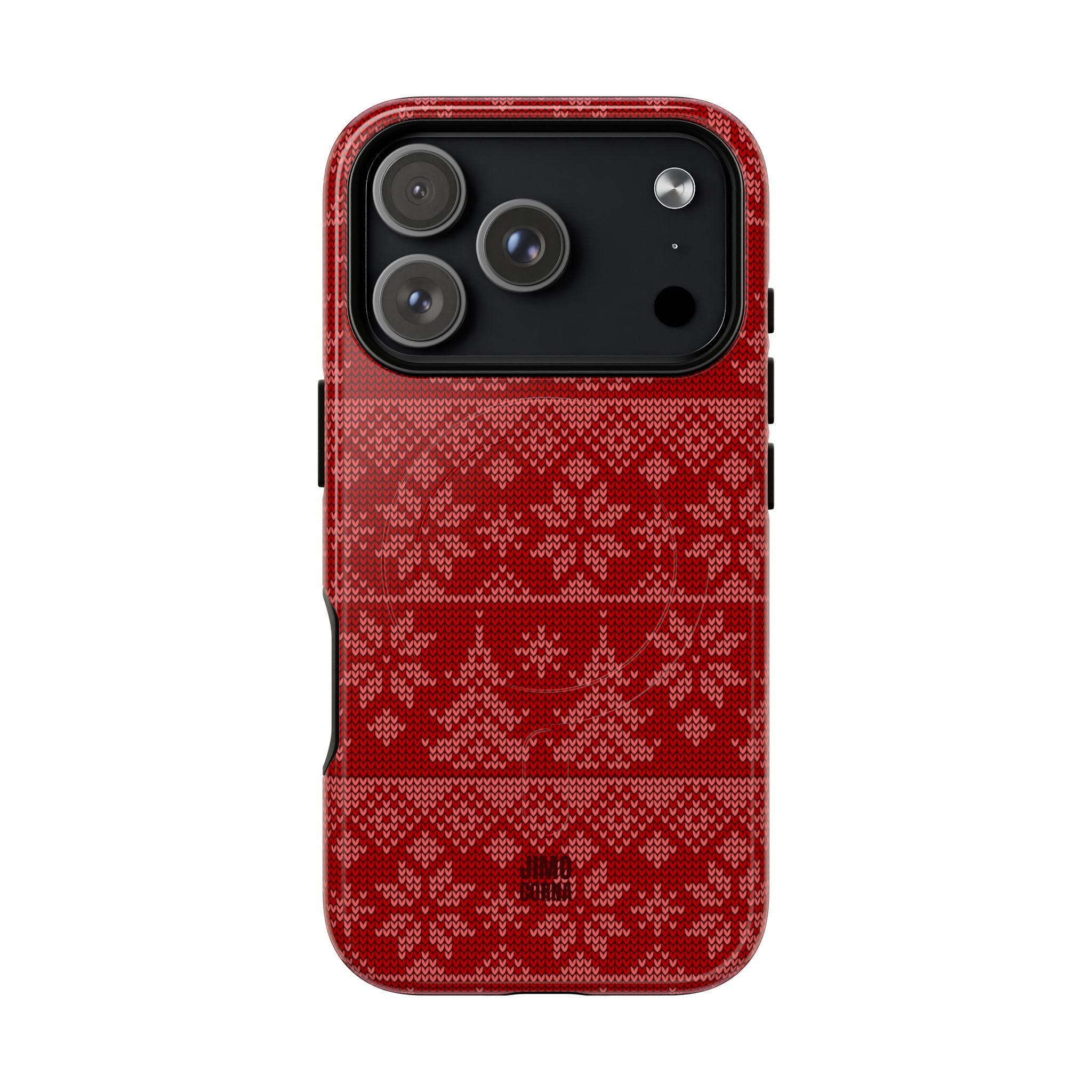 Holiday Knit | Red MagSafe iPhone Case
