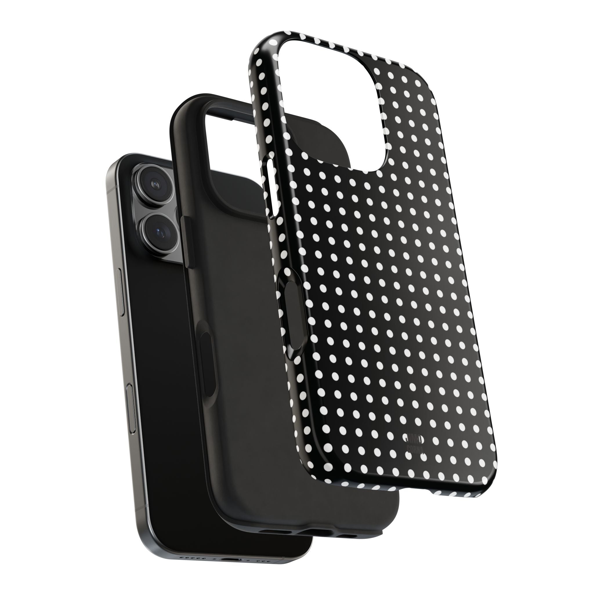 Black Polka Dot