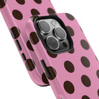 Big Polka Dot | Pink and Black