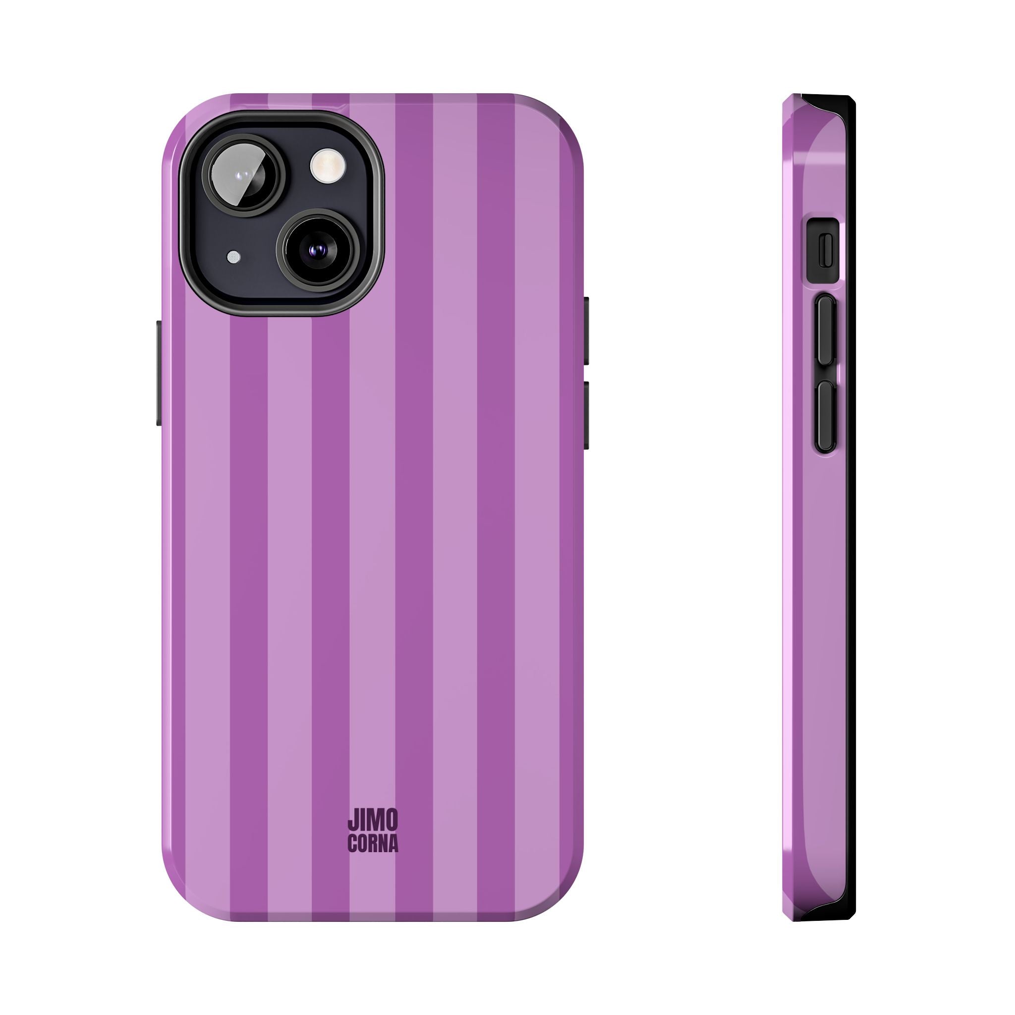 Bold Stripes iPhone Case | Plum
