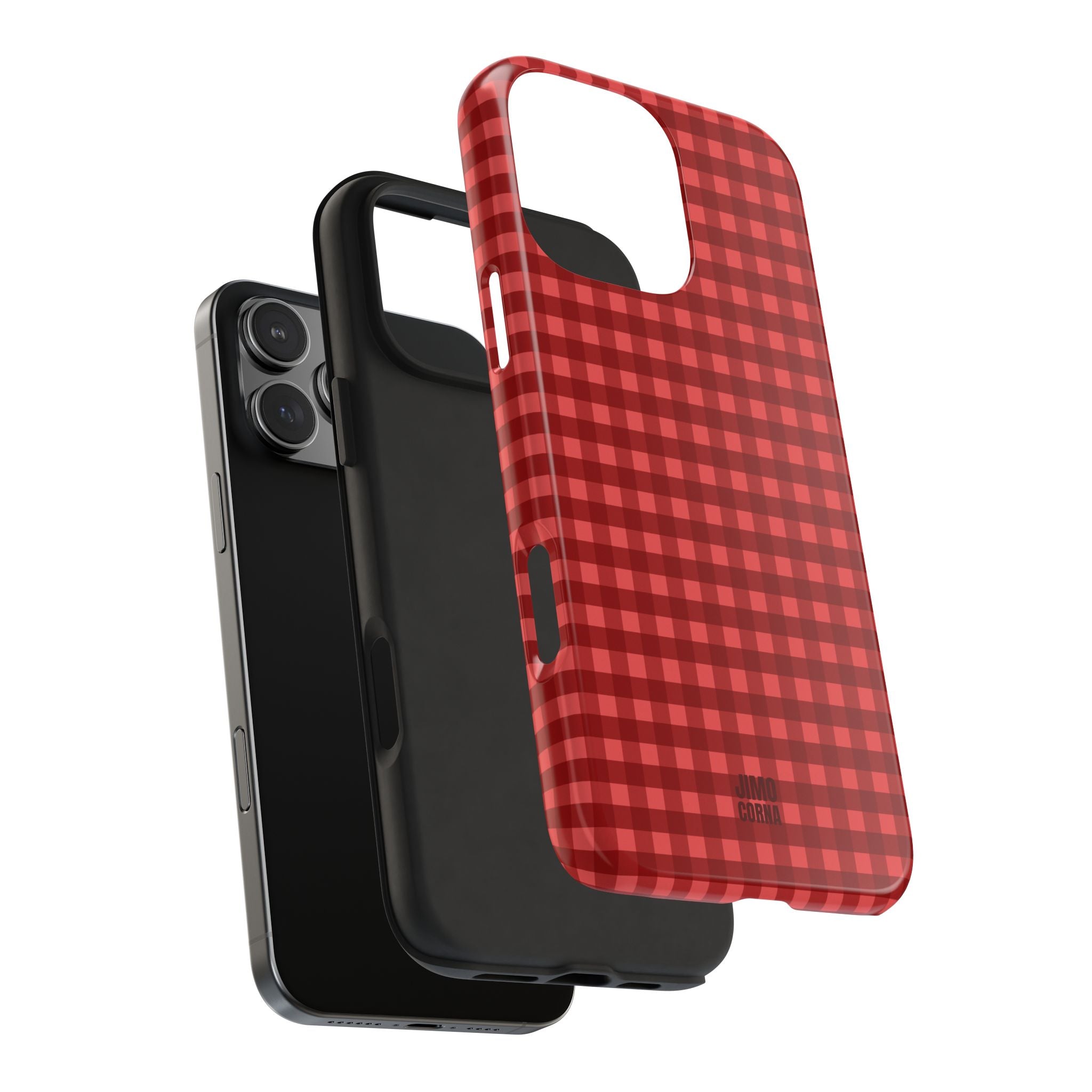 Farm Gingham iPhone Case | Red