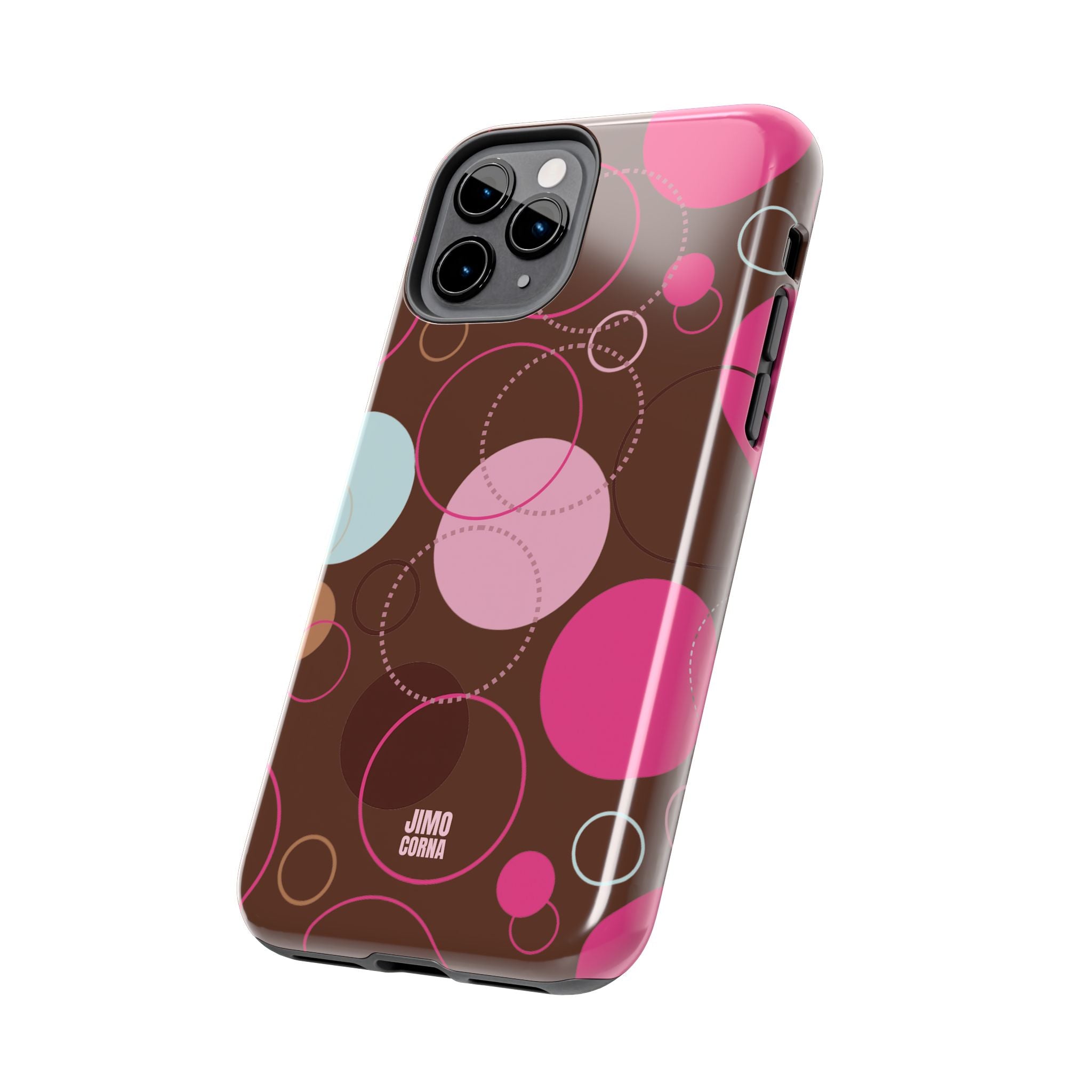 Spiral Pop iPhone Case | Brown