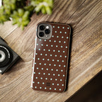Polka Dot | Brown and Blue
