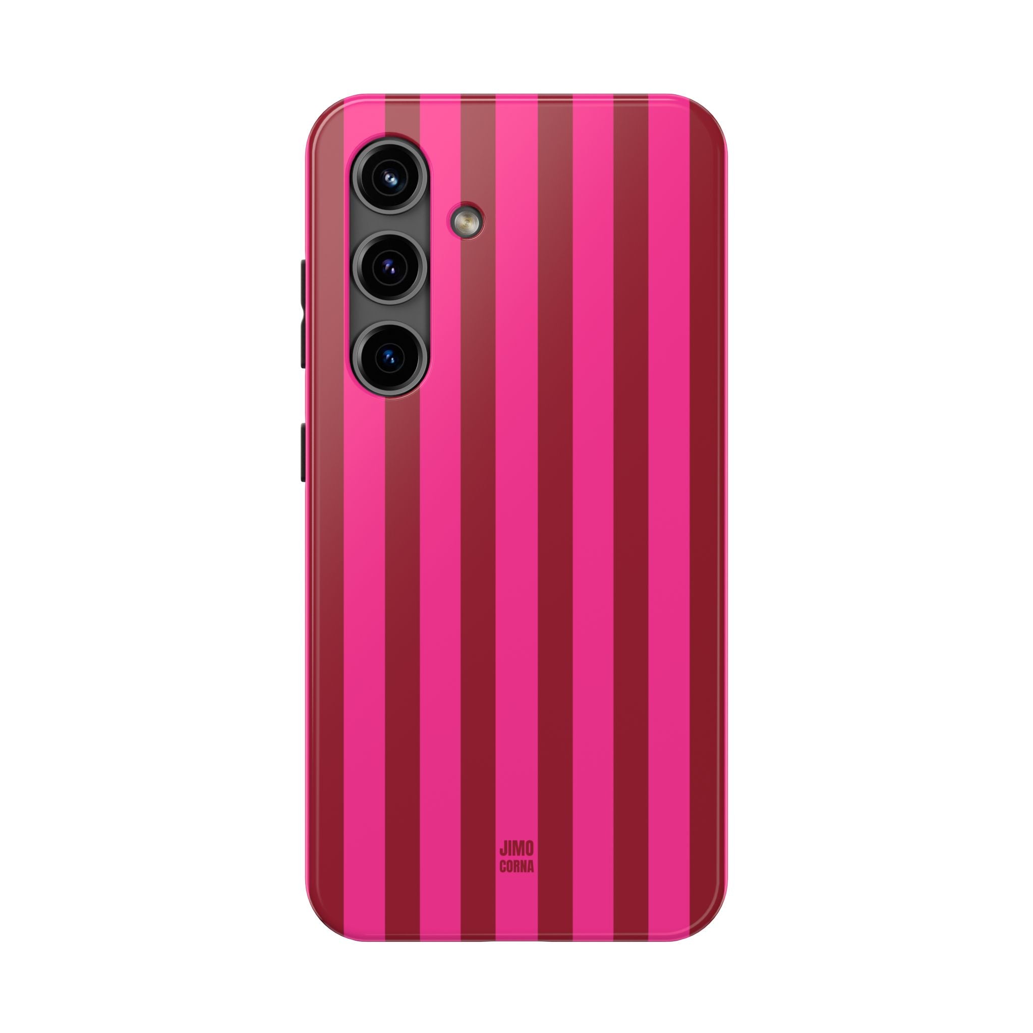 Bold Stripes Samsung Galaxy Case | Strawberry Burst