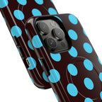 Big Polka Dot | Brown and Blue