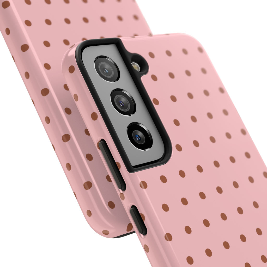Polka Dot | Pink and Brown