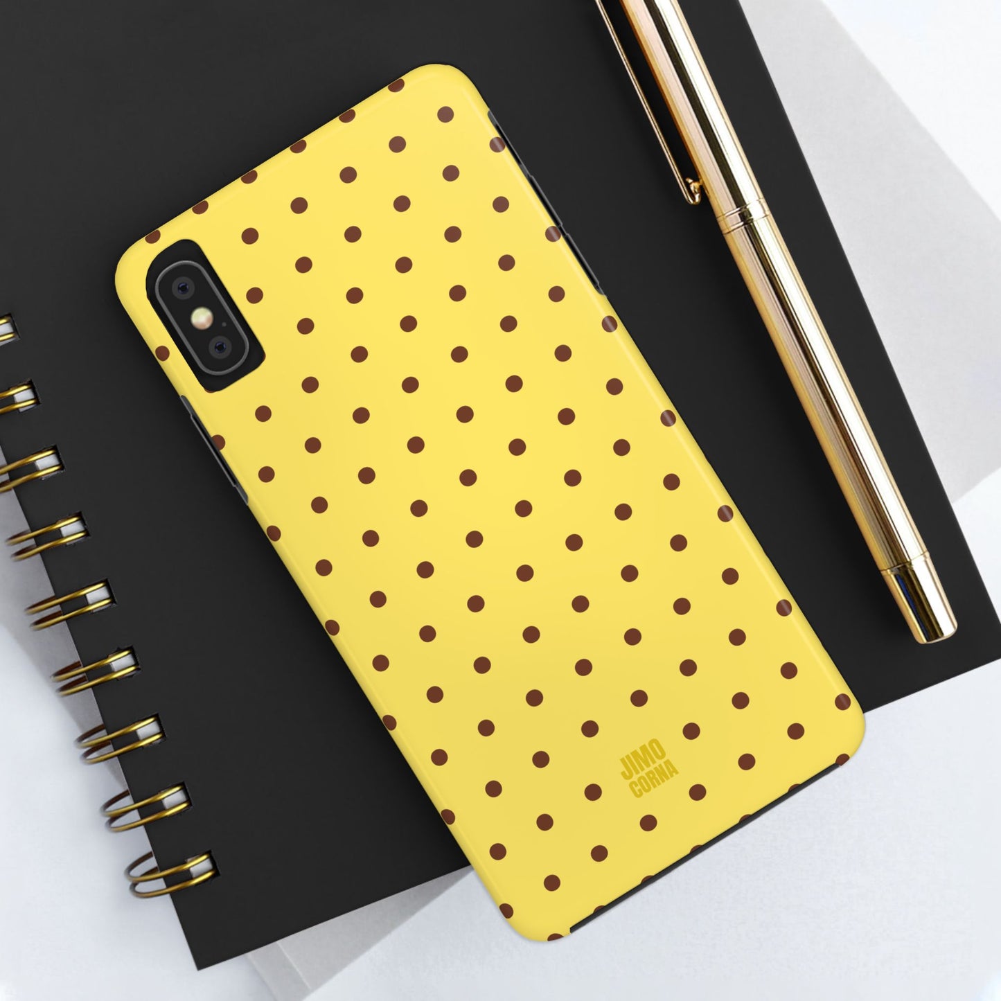 Polka Dot | Yellow and Brown