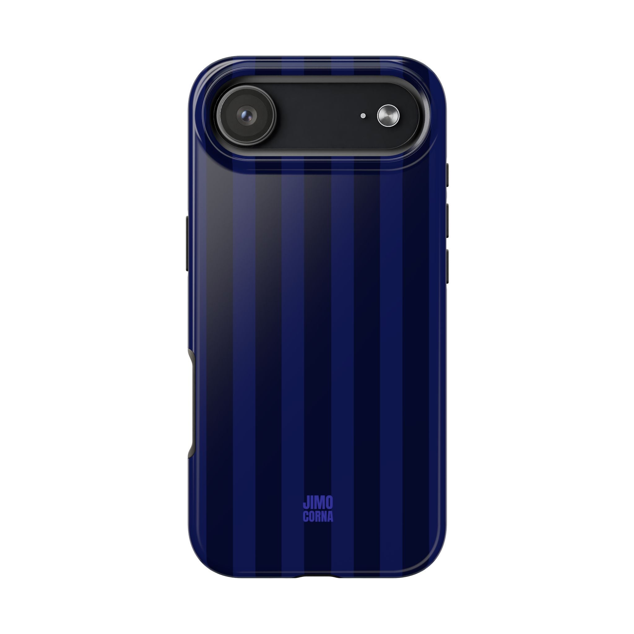 Bold Stripes iPhone Case | Navy Blue