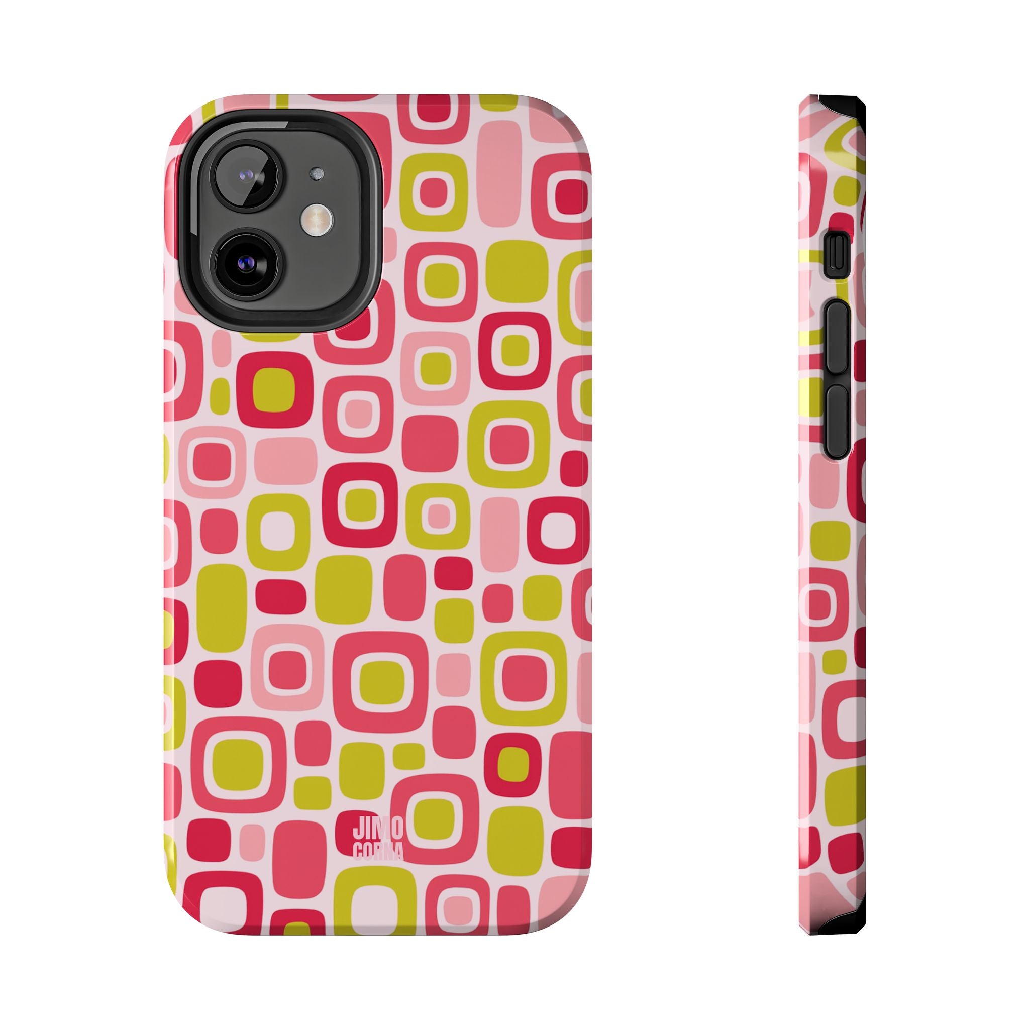 Bubble Pop Geometry iPhone Case