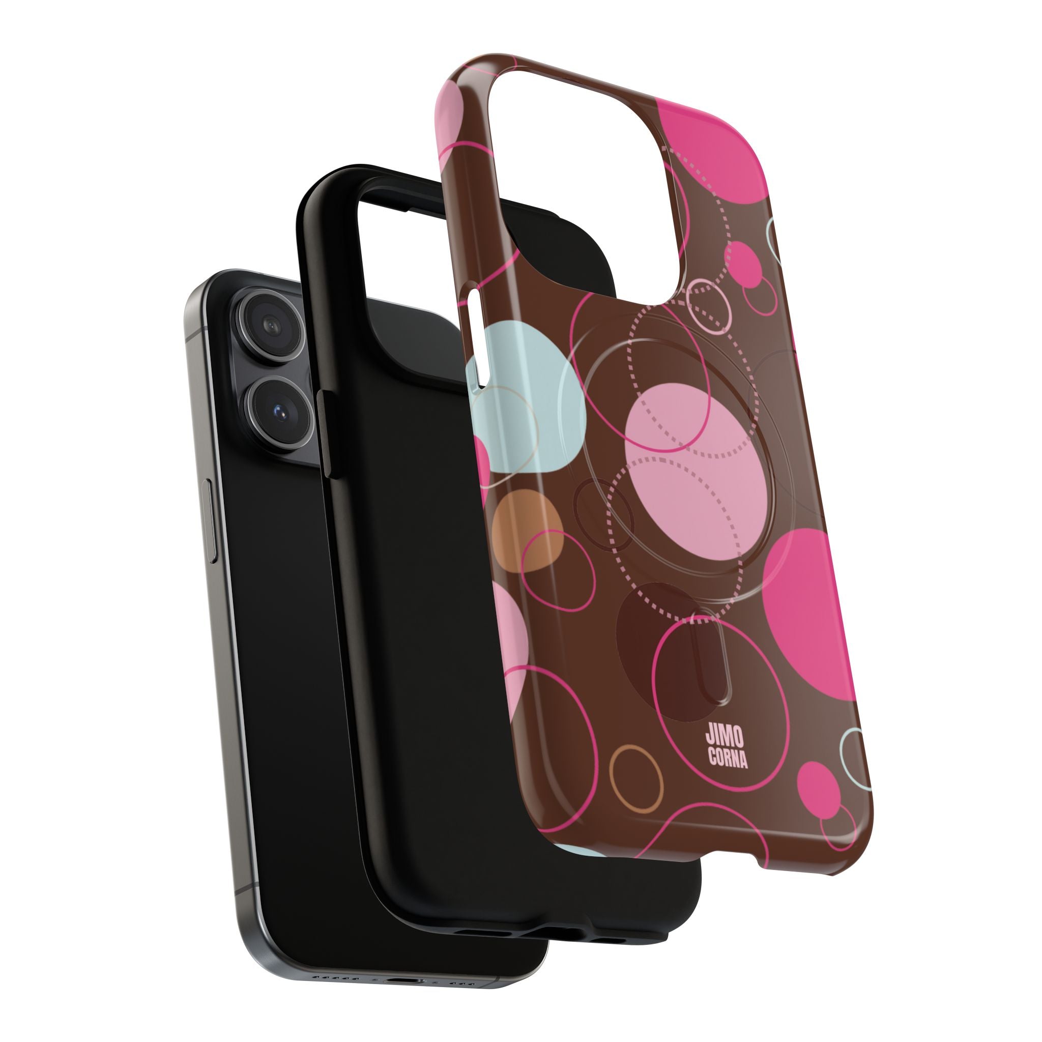 Spiral Pop MagSafe iPhone Case | Brown