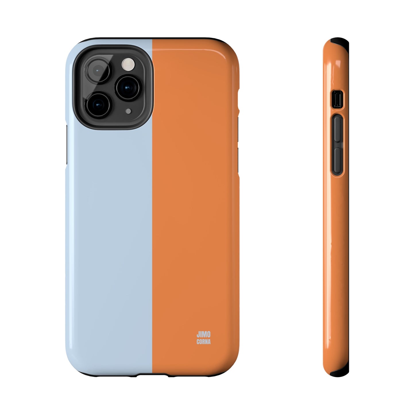 Orange and Blue Color Block