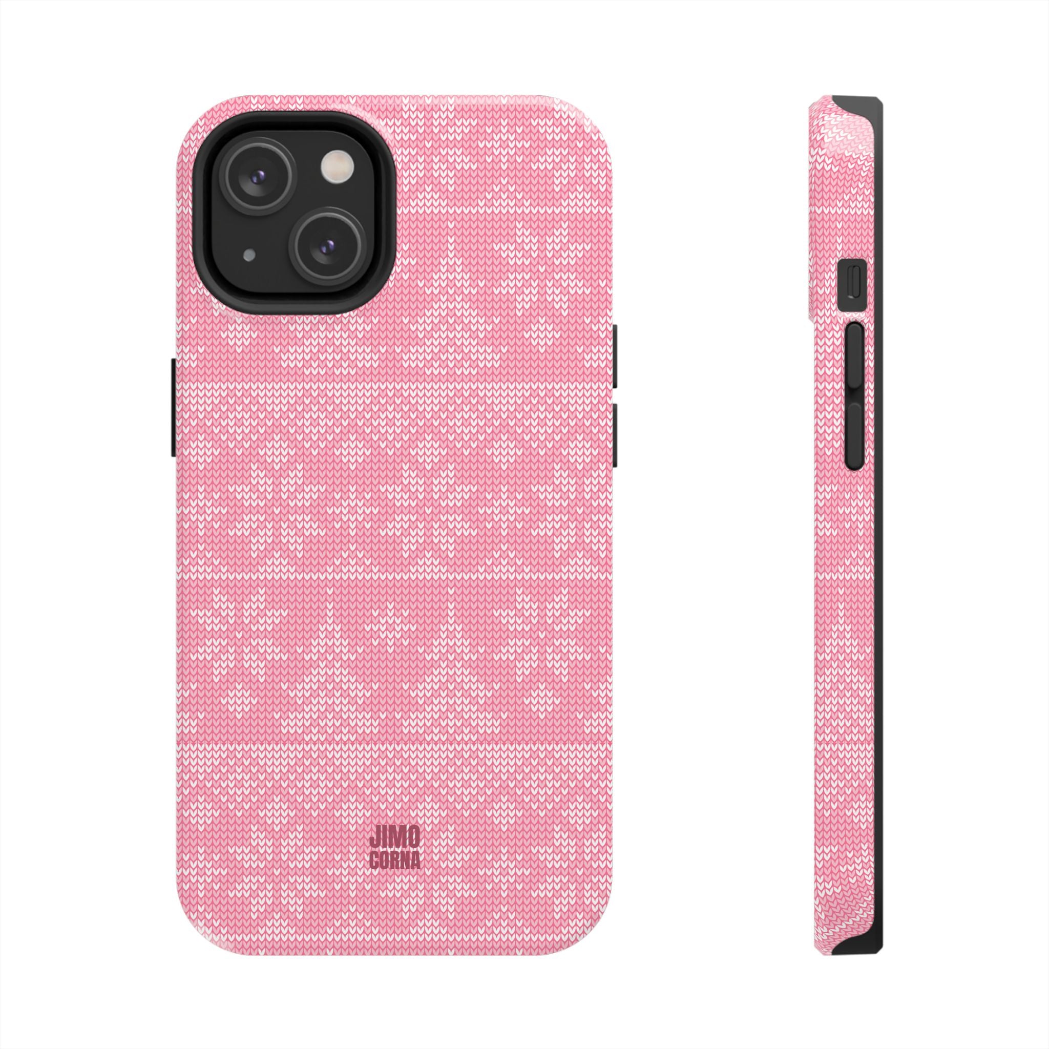 Holiday Knit | Pink iPhone Case
